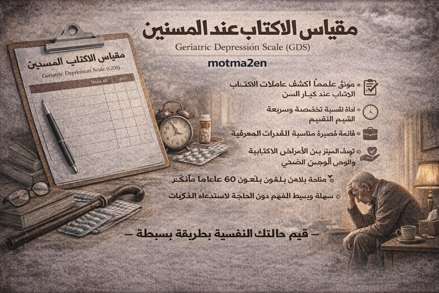 مقياس الاكتئاب عند المسنين