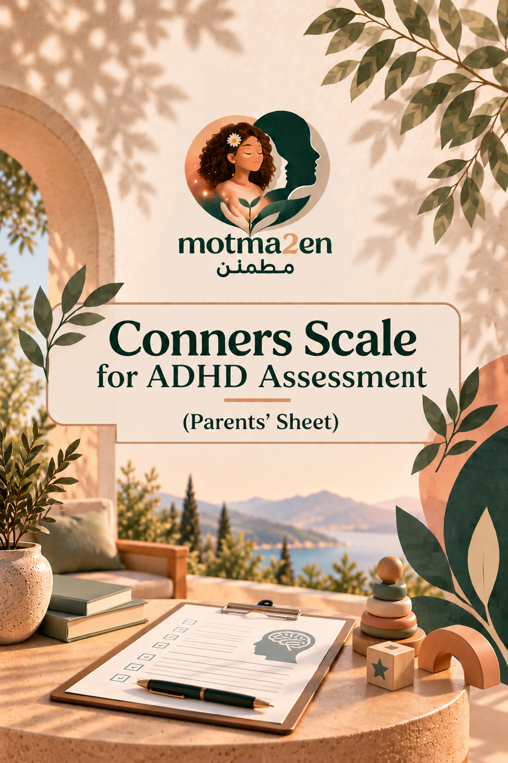 Conners Scale for ADHD Assessment/parents sheet