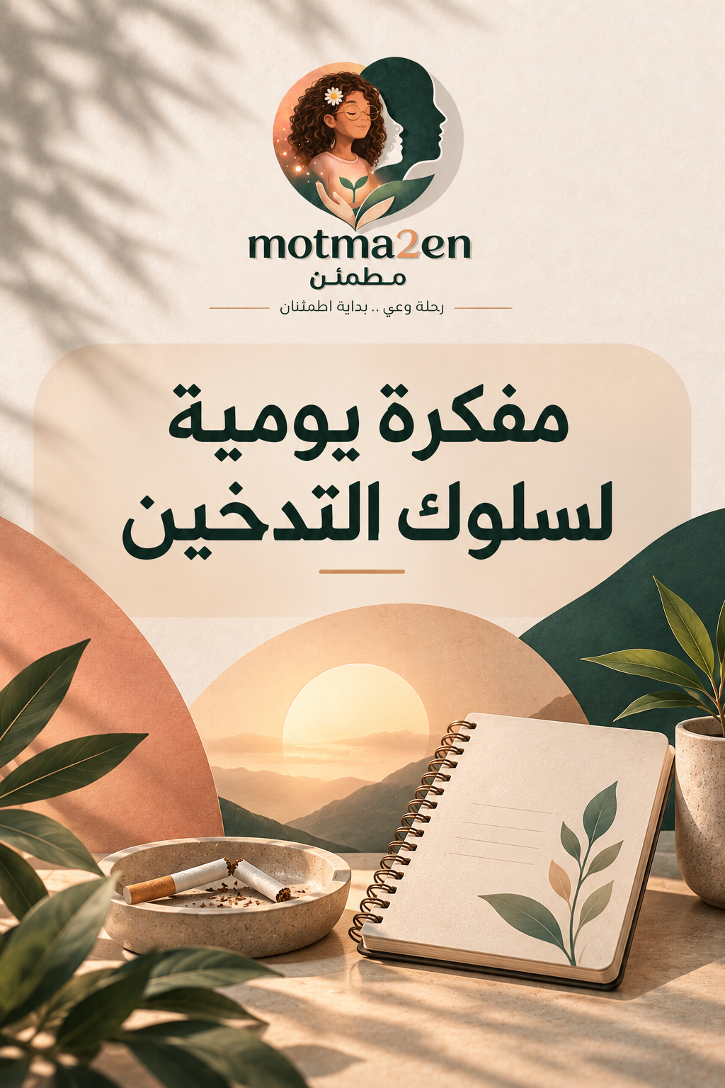 مفكرة يومية لسلوك التدخين