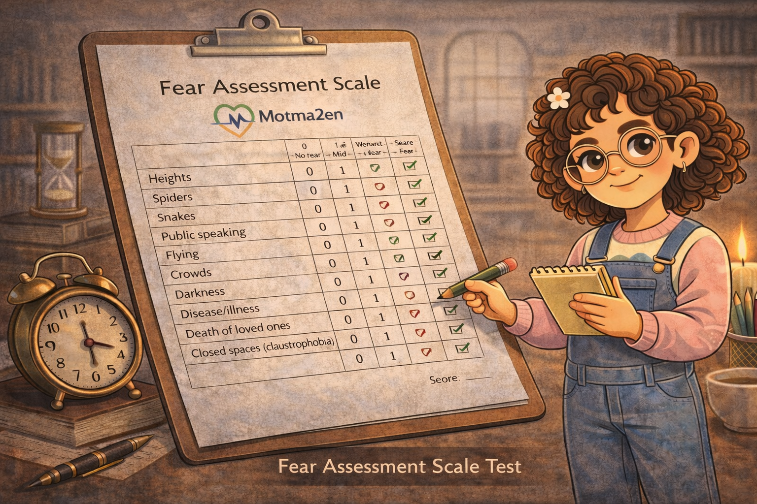 سلم تقييم الخوفات